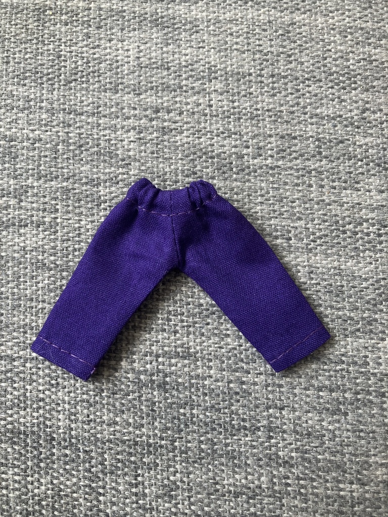 オビツ11  シンプルなパンツ　purple