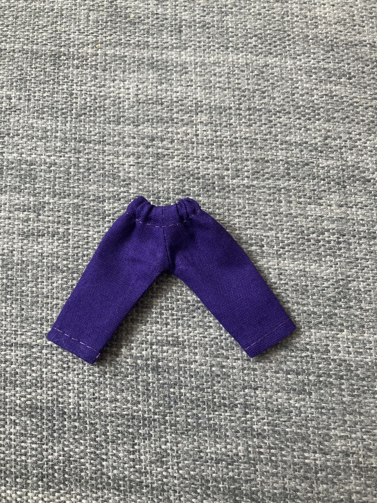 オビツ11  シンプルなパンツ　purple