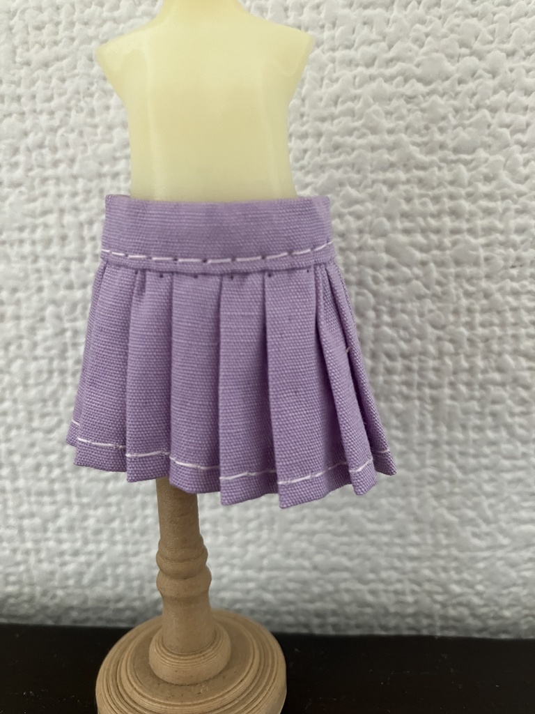 オビツ11  プリーツスカート　lavender