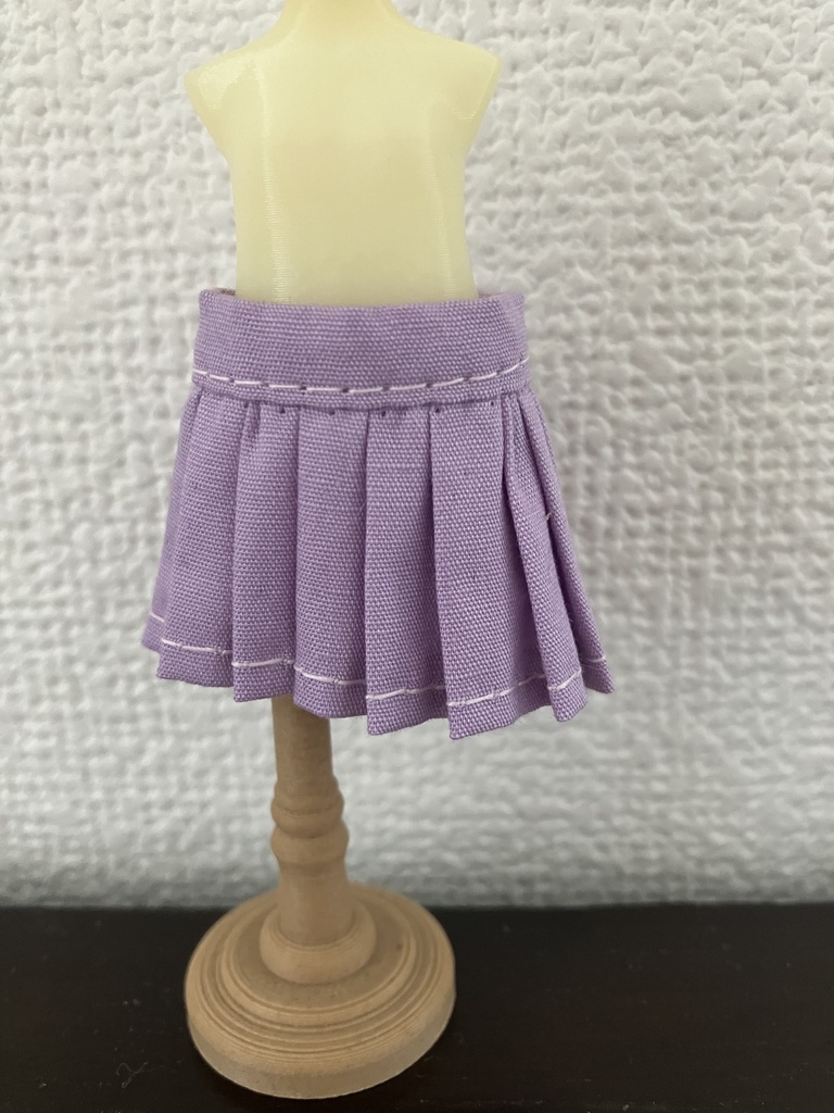 オビツ11  プリーツスカート　lavender