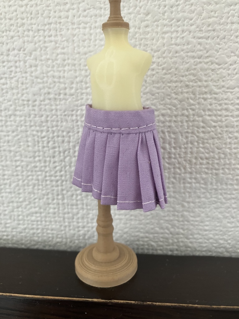 オビツ11  プリーツスカート　lavender
