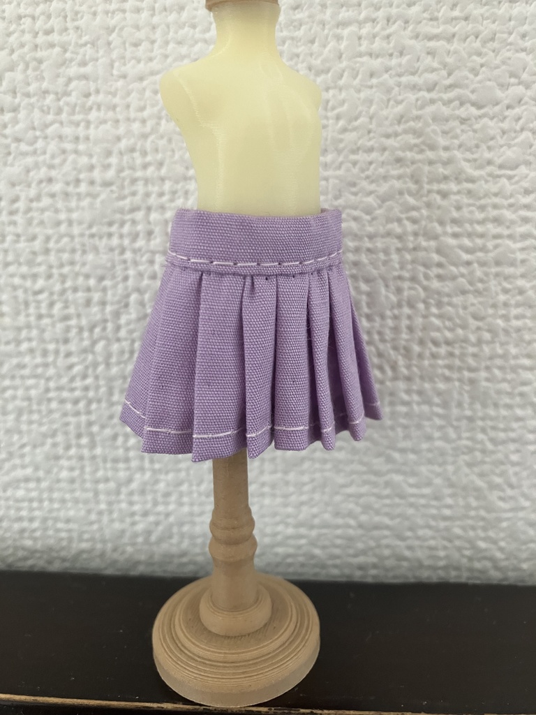 オビツ11  プリーツスカート　lavender
