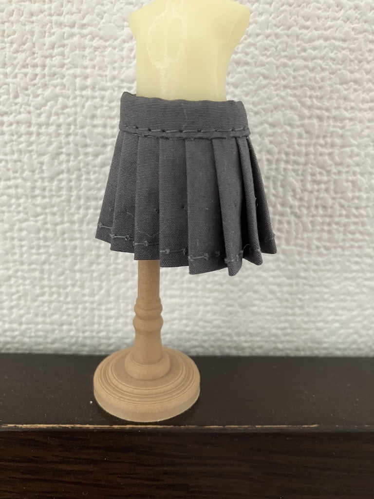 オビツ11  プリーツスカート　grey