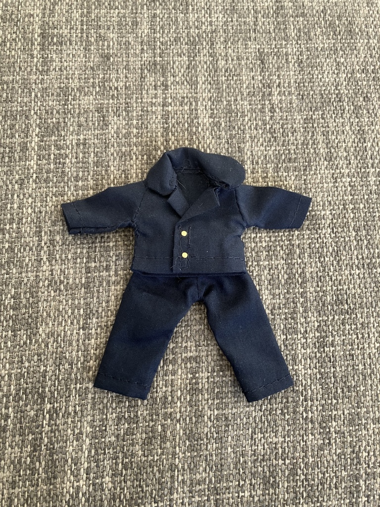 オビツ11  スーツ　ネイビー