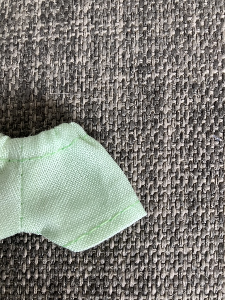 オビツ11  上質な麻のショートパンツ　green