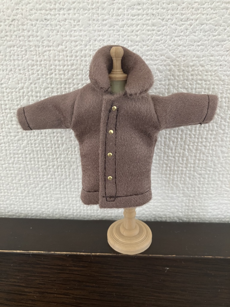 オビツ11  コート　brown