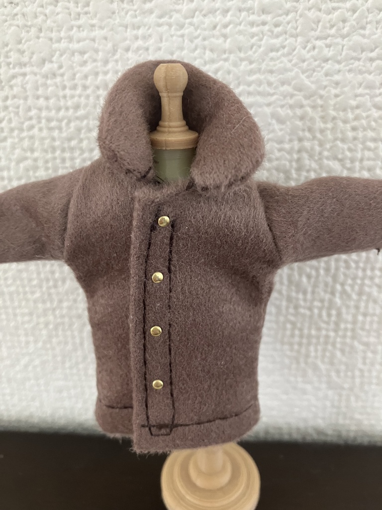 オビツ11  コート　brown