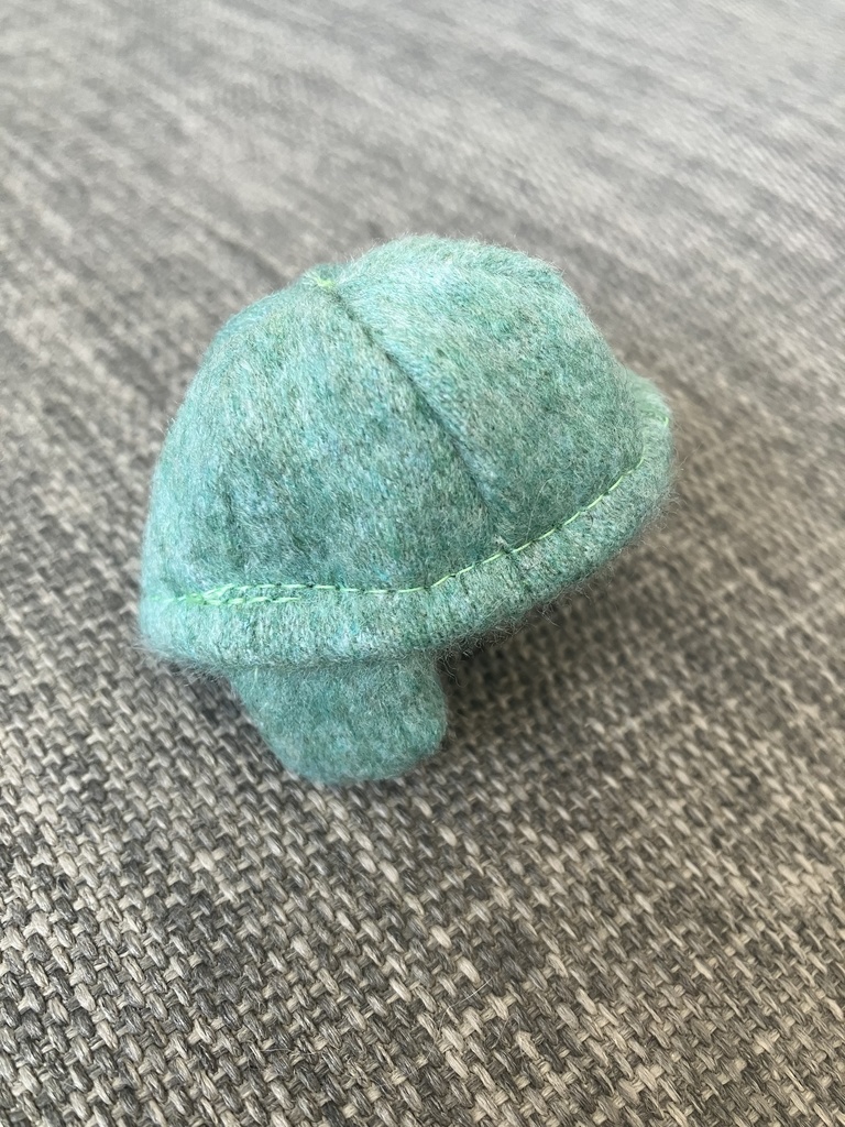 オビツ11  耳あてつき帽子　smoky mint