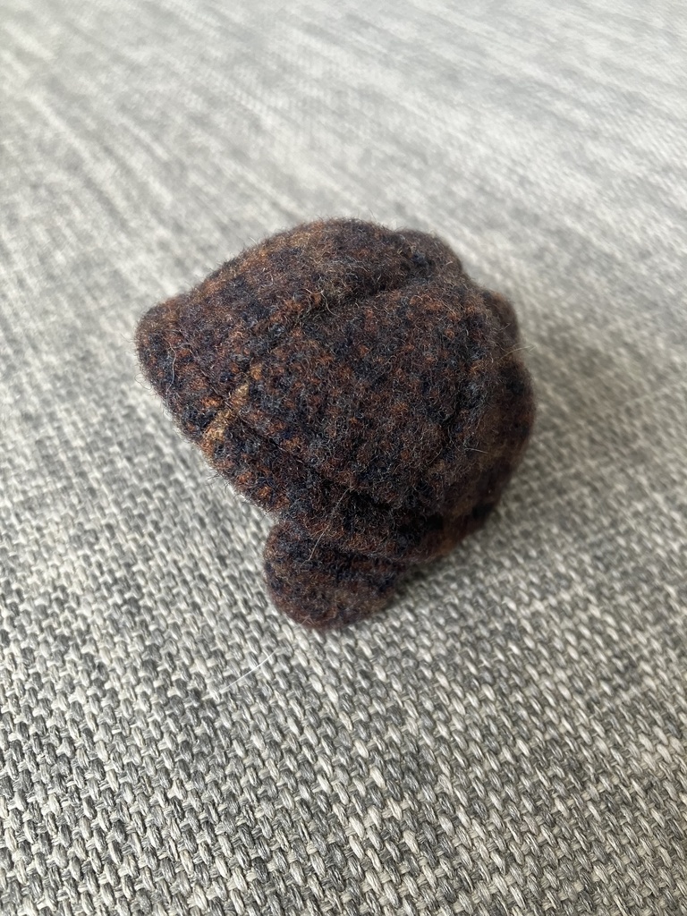 オビツ11  耳あてつき帽子　brown