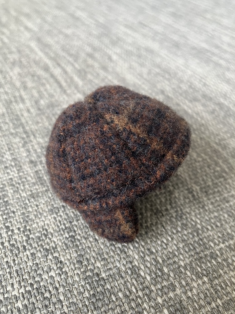 オビツ11  耳あてつき帽子　brown
