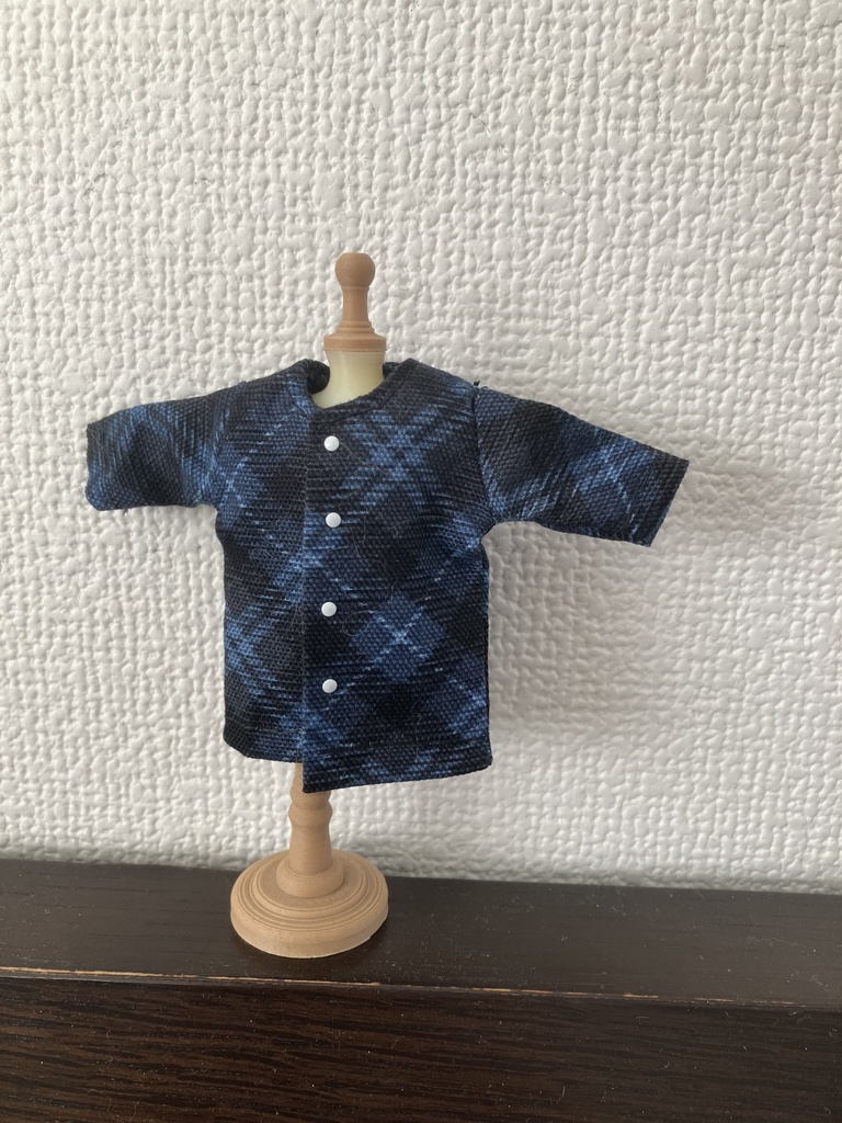 オビツ11  コート　チェック