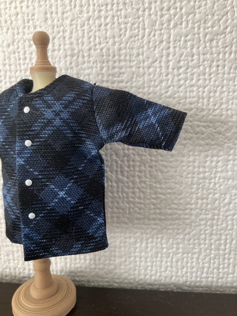 オビツ11  コート　チェック