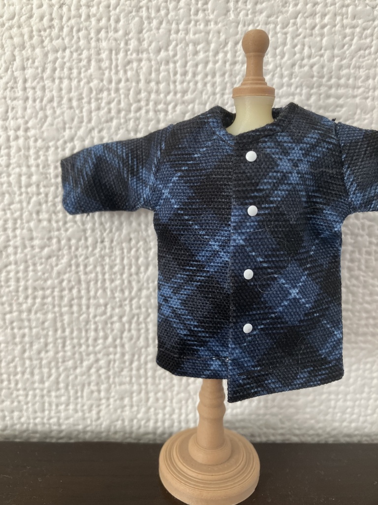 オビツ11  コート　チェック