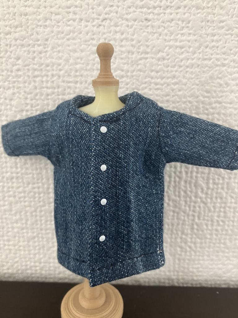 オビツ11  コート　デニム