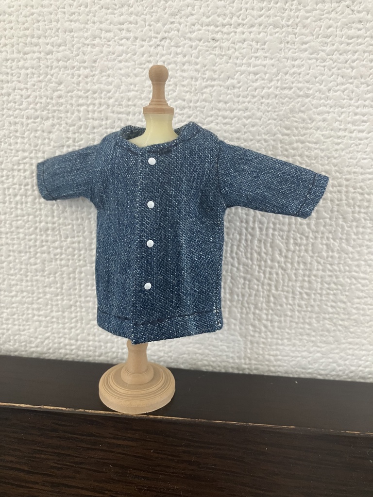 オビツ11  コート　デニム