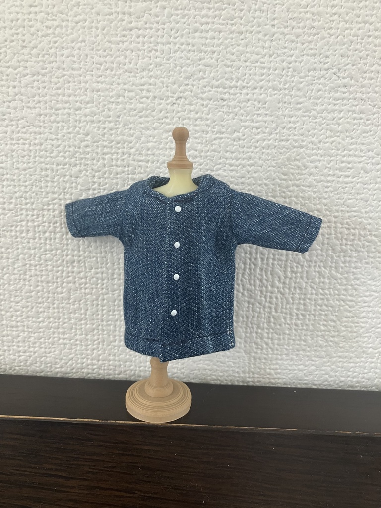 オビツ11  コート　デニム
