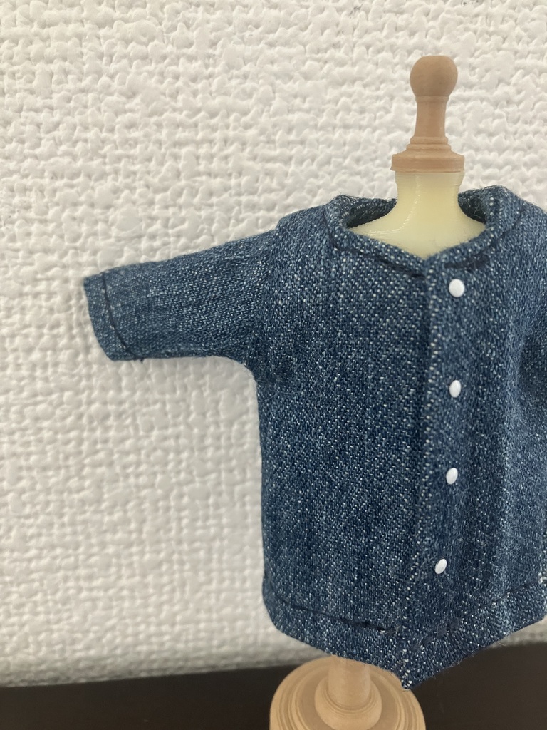 オビツ11  コート　デニム