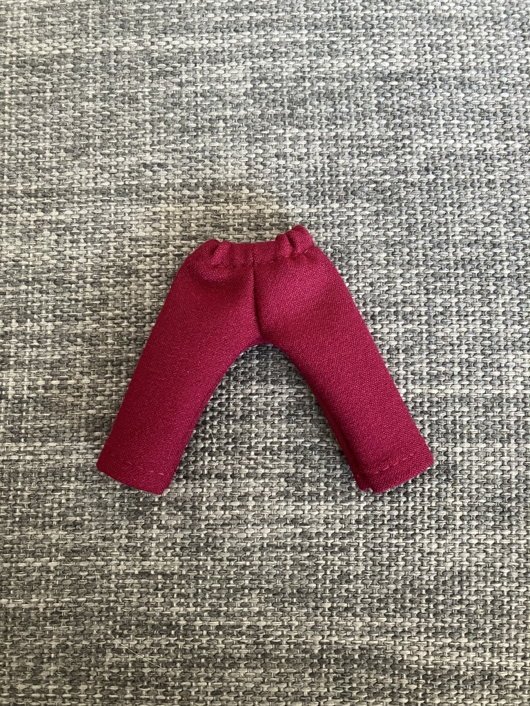オビツ11  ジャージパンツ　ボルドー