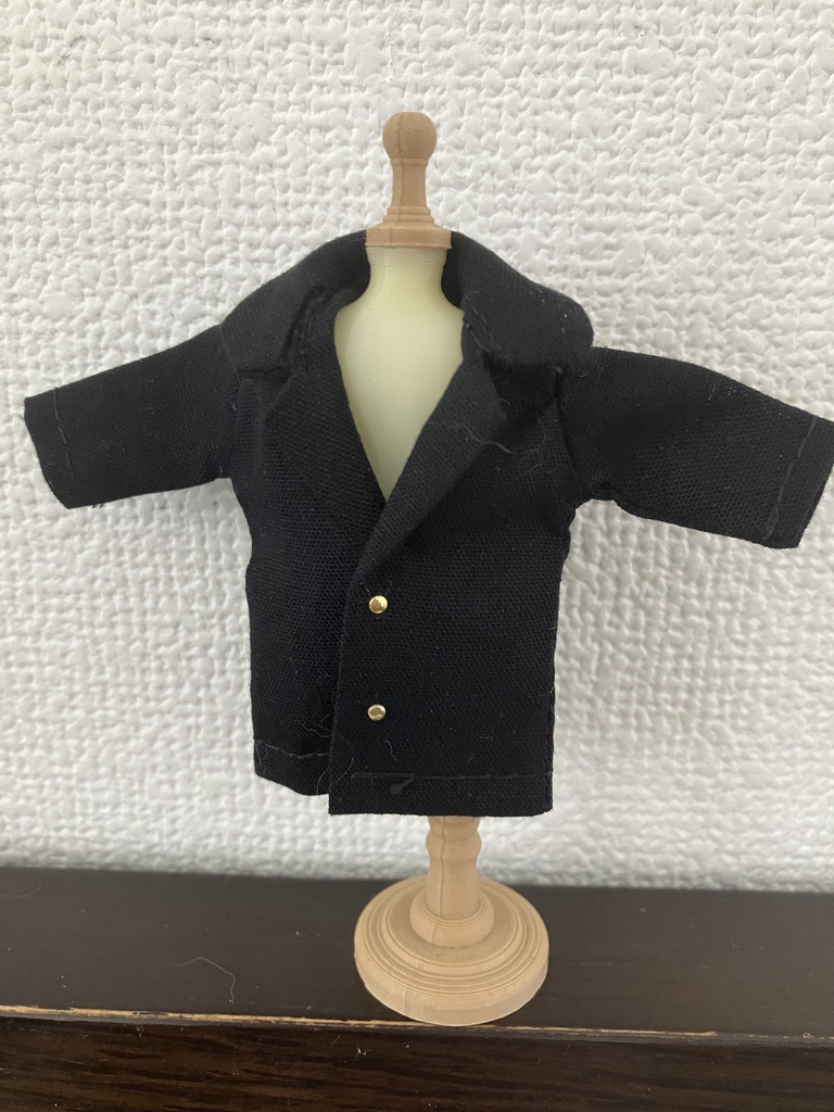 オビツ11  コート　black