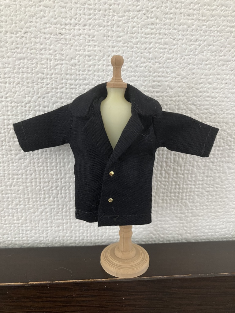 オビツ11  コート　black