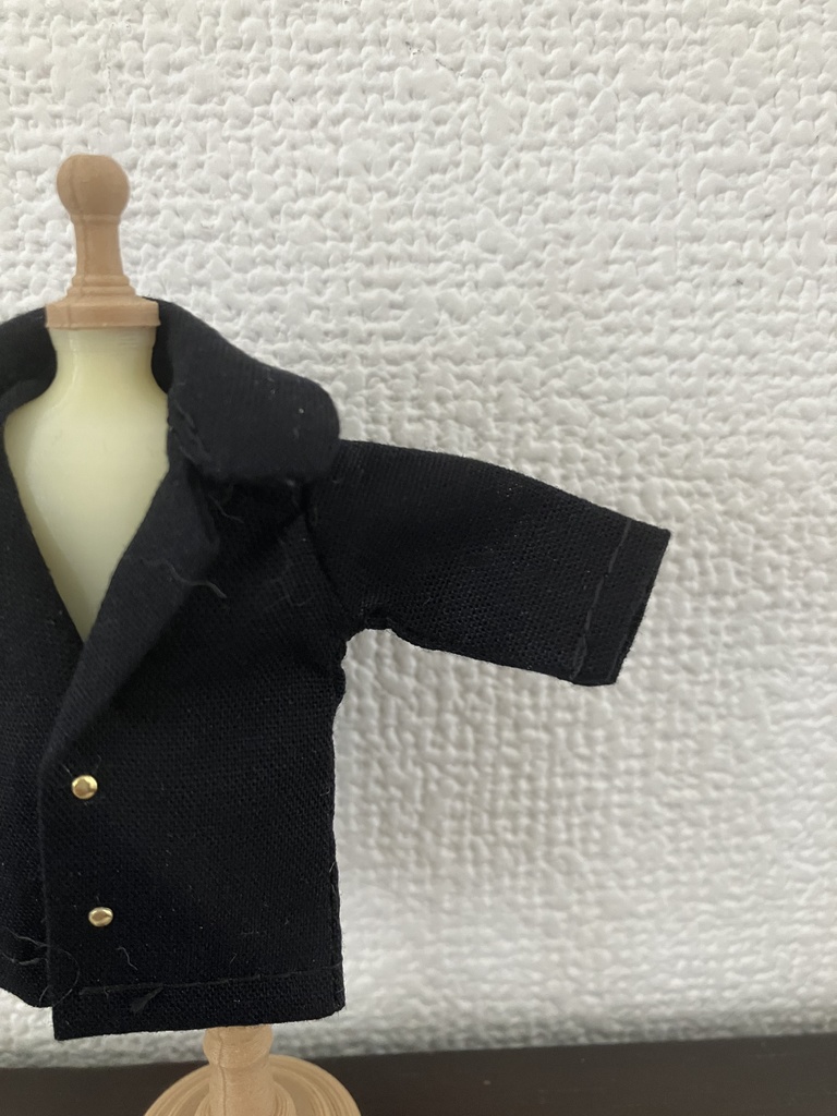 オビツ11  コート　black