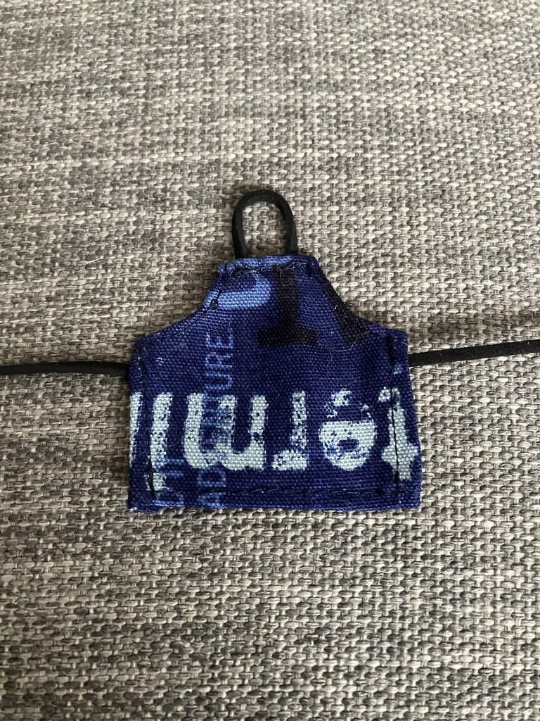 オビツ11  エプロン　blue