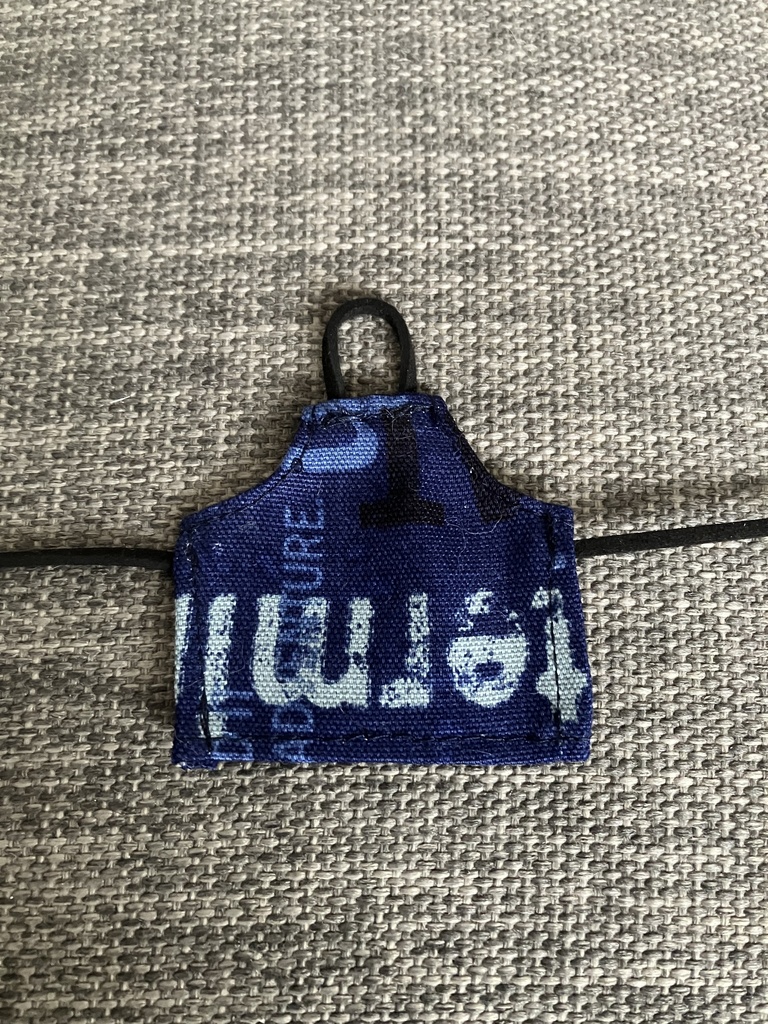 オビツ11  エプロン　blue