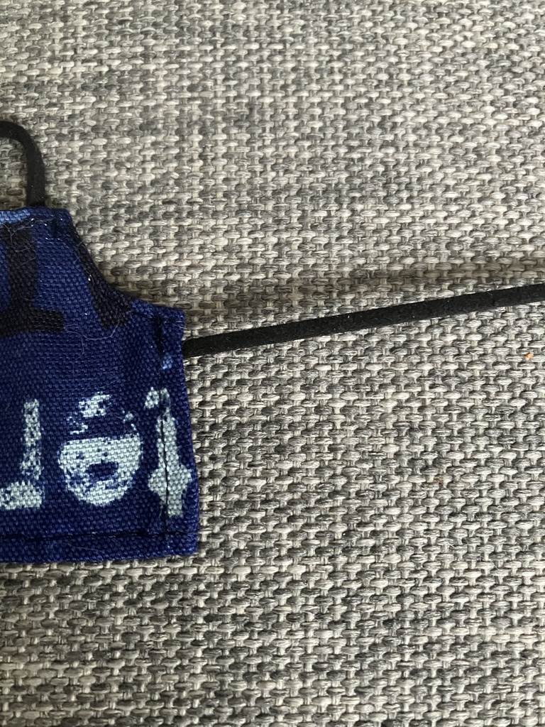 オビツ11  エプロン　blue