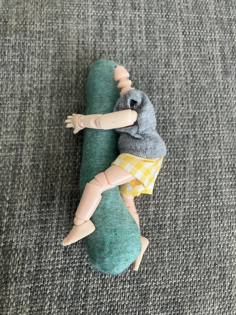 オビツ11  抱き枕　mintgreen