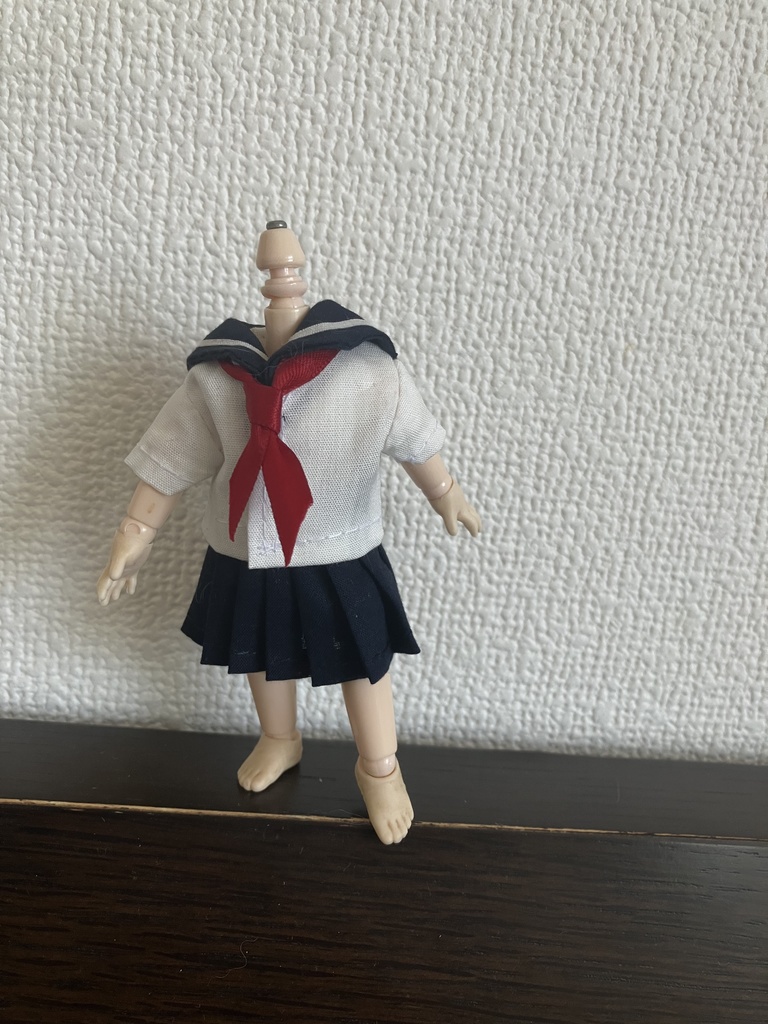 オビツ11  セーラー服３点セット　半袖