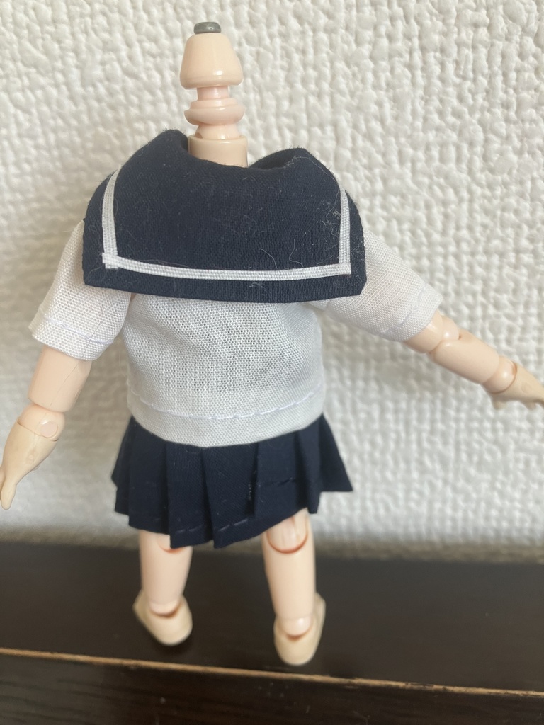オビツ11  セーラー服３点セット　半袖
