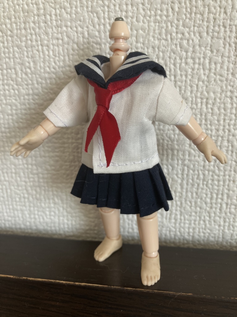 オビツ11  セーラー服３点セット