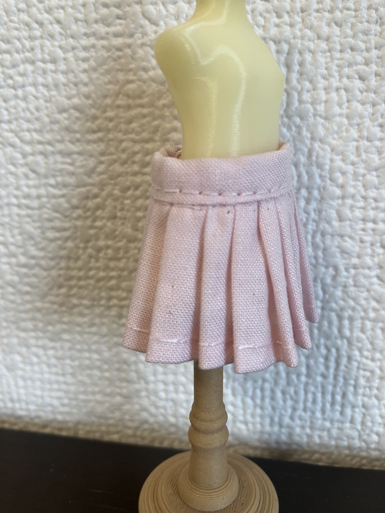 オビツ11  プリーツスカート　pink