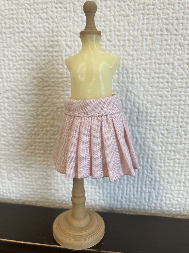 オビツ11  プリーツスカート　pink