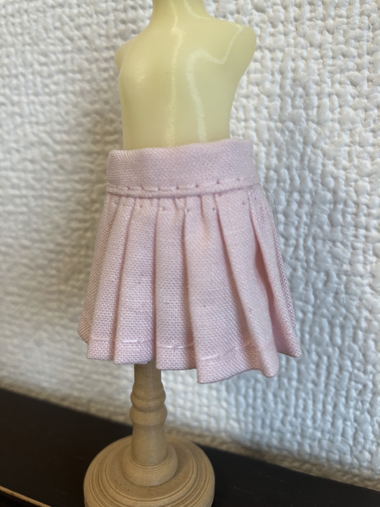 オビツ11  プリーツスカート　pink
