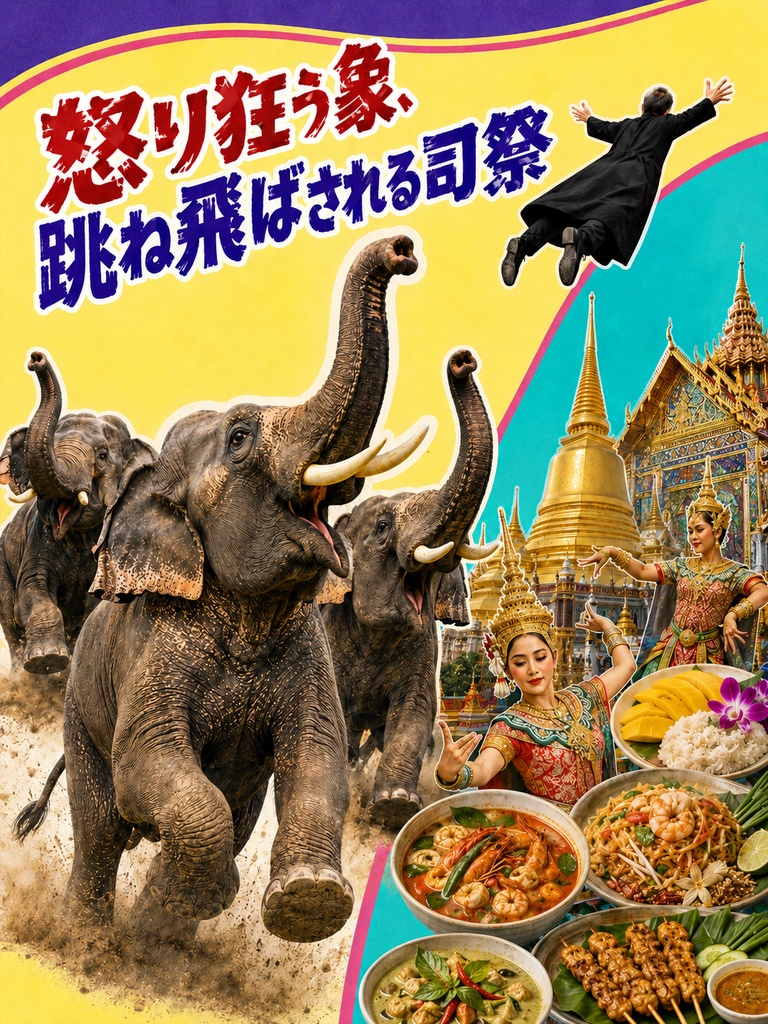 【CoC】怒り狂う象、跳ね飛ばされる司祭【SAN値回復シナリオ】