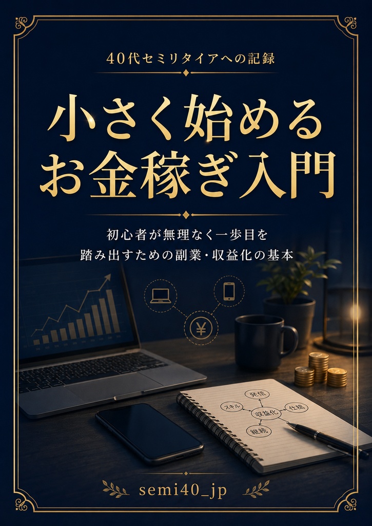 小さく始めるお金稼ぎ入門|初心者向け副業・収益化