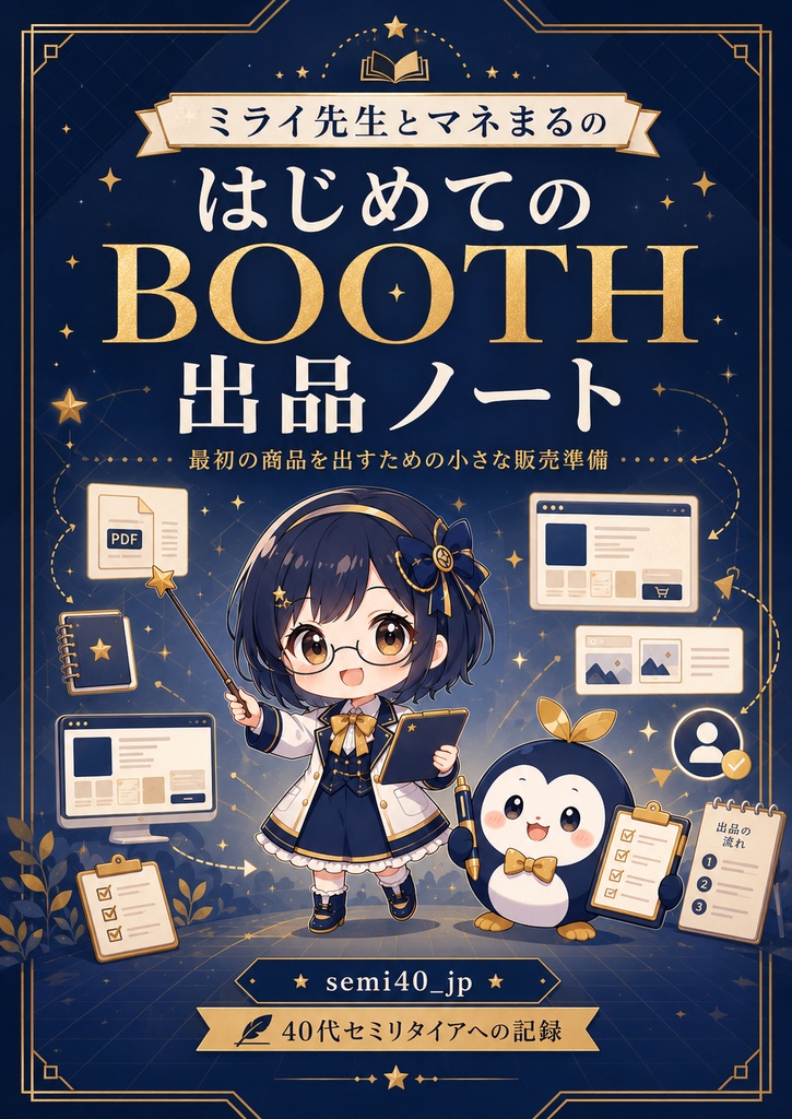 はじめてのBOOTH出品ノート|初心者向け実践PDF