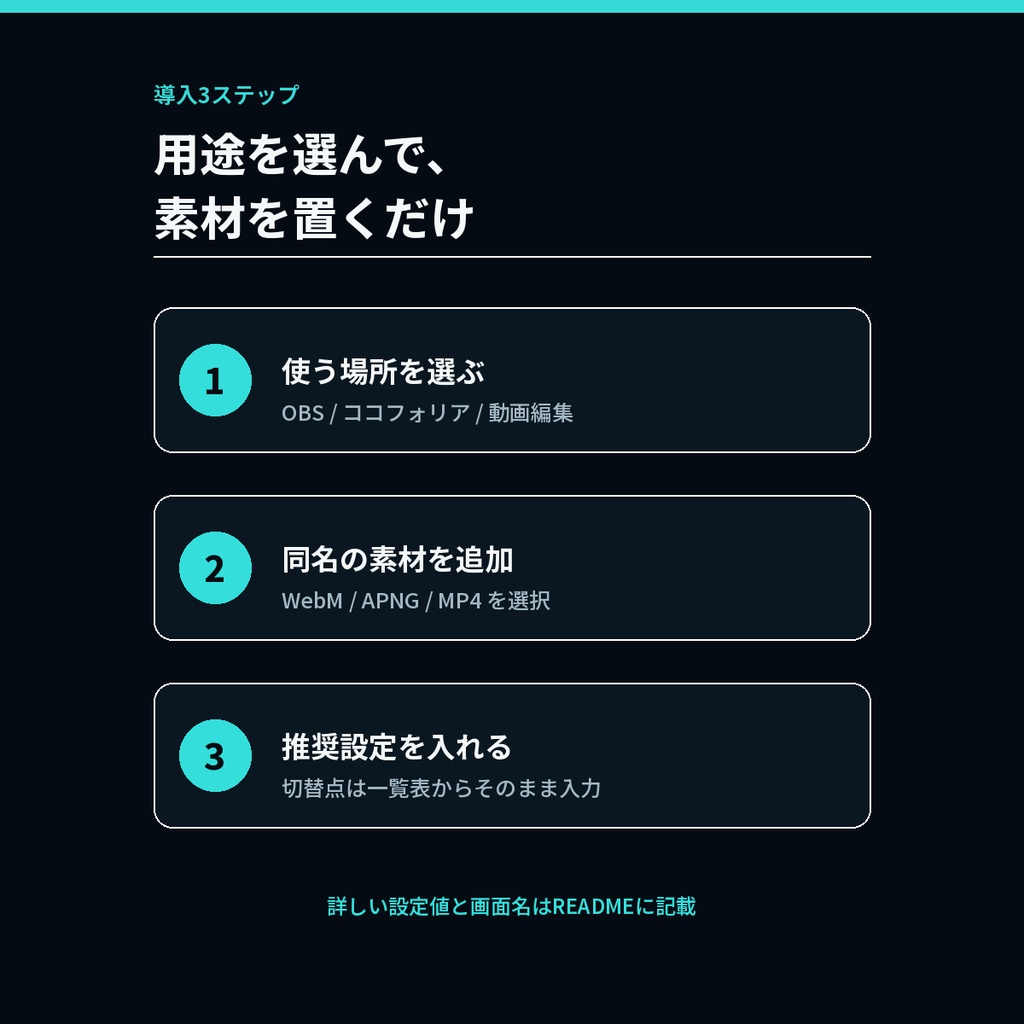 TRPG配信の場面転換が1分で整う|ミステリー演出6種 WebM・APNGセット