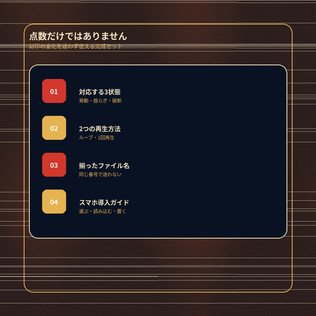 封印の変化を3段階で見せる|結界・御札・封印破り24演出|和風TRPG・ココフォリア対応