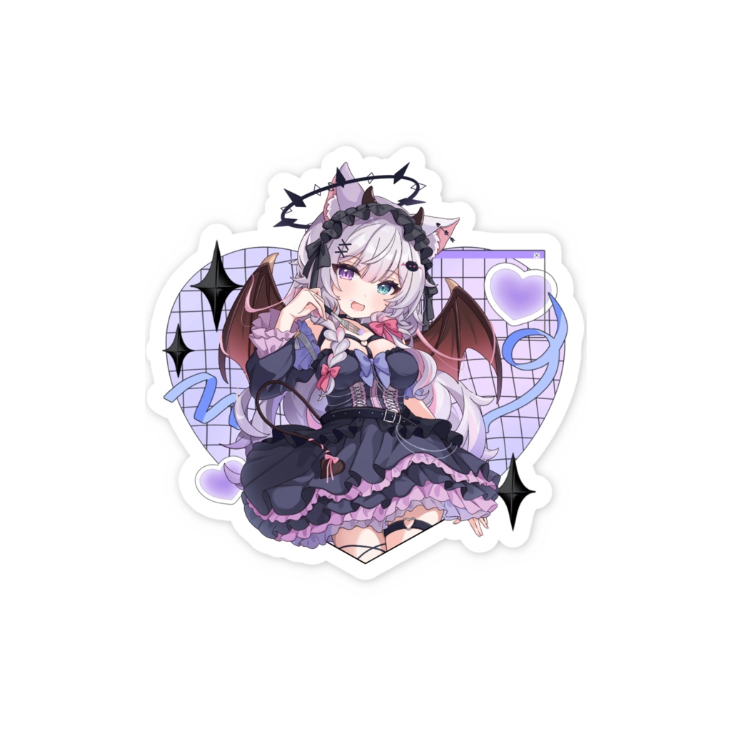 生誕祭記念グッズ ステッカー紫