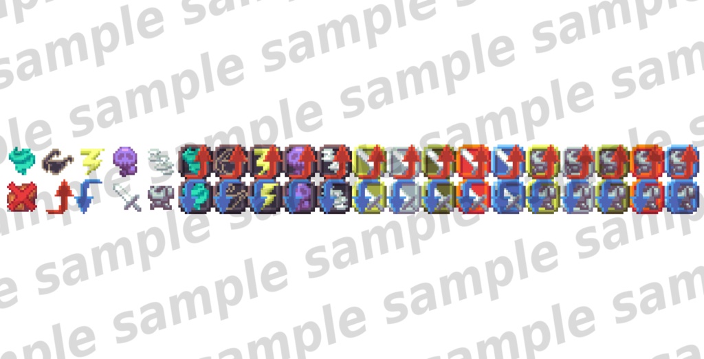 レトロゲーム風アイコン素材集~ファンタジー~