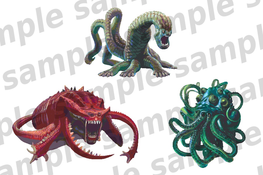 モンスターイラスト素材集「クリーチャー・幻獣 part1」