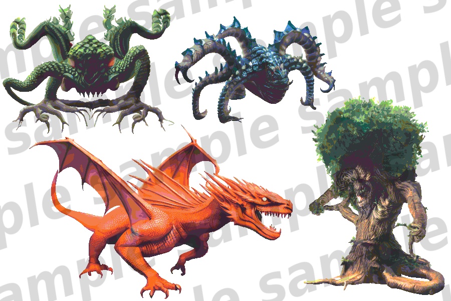 モンスターイラスト素材集「クリーチャー・幻獣 part1」