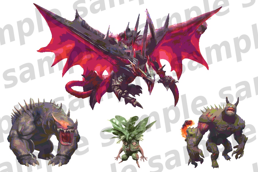 モンスターイラスト素材集「クリーチャー・幻獣 part1」