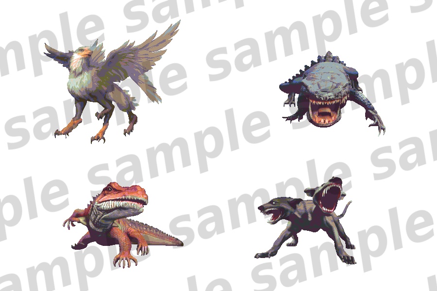 モンスターイラスト素材集「クリーチャー・幻獣 part1」