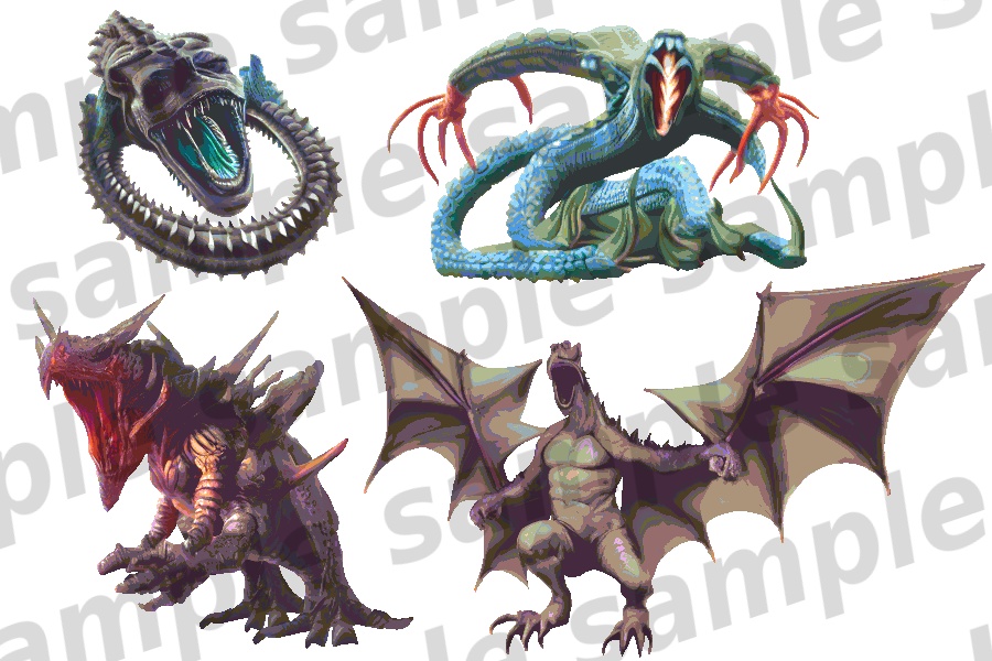 モンスターイラスト素材集「クリーチャー・幻獣 part1」