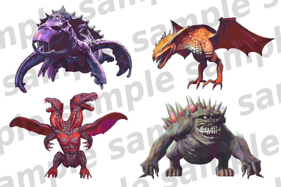 モンスターイラスト素材集「クリーチャー・幻獣 part1」