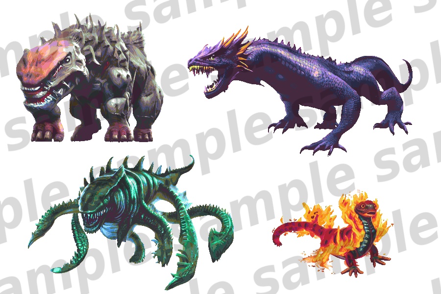 モンスターイラスト素材集「クリーチャー・幻獣 part1」