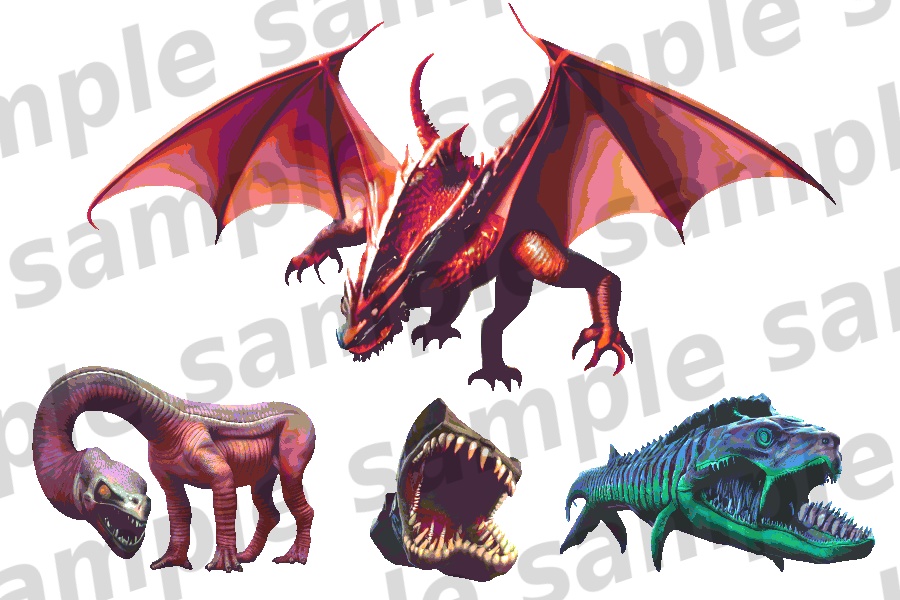 モンスターイラスト素材集「クリーチャー・幻獣 part1」